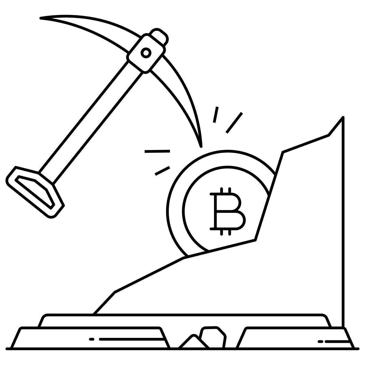 bitcoin mining icon