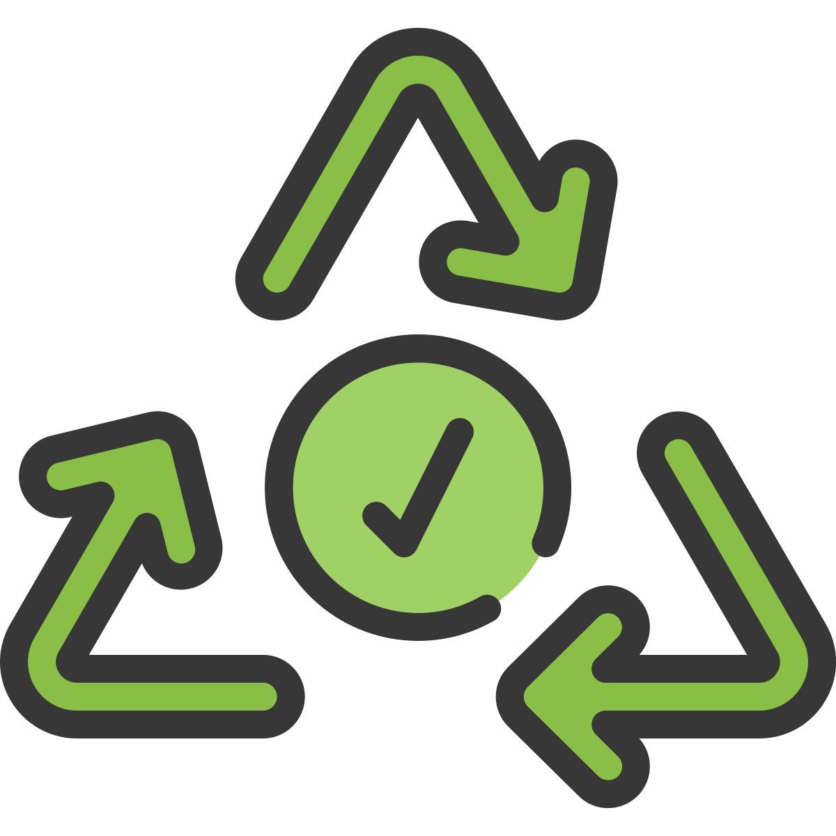 biologisch abbaubar icon