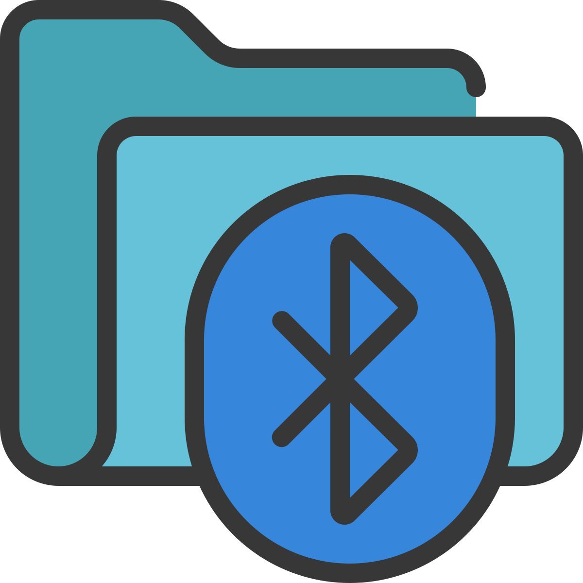 bluetooth folder icon