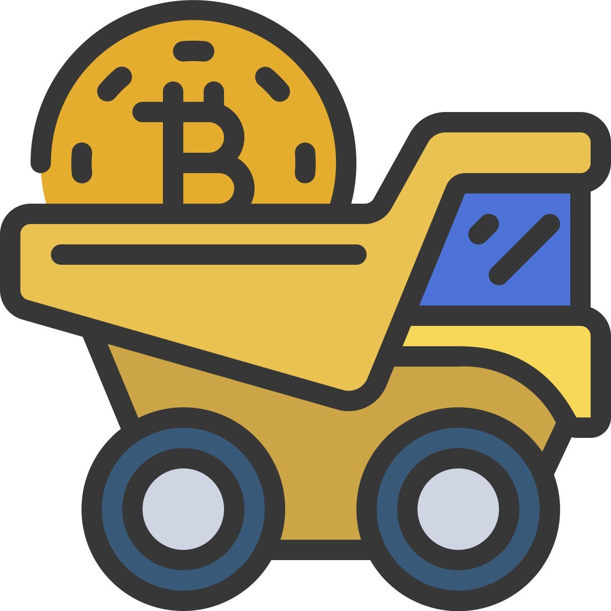 bitcoin mining icon