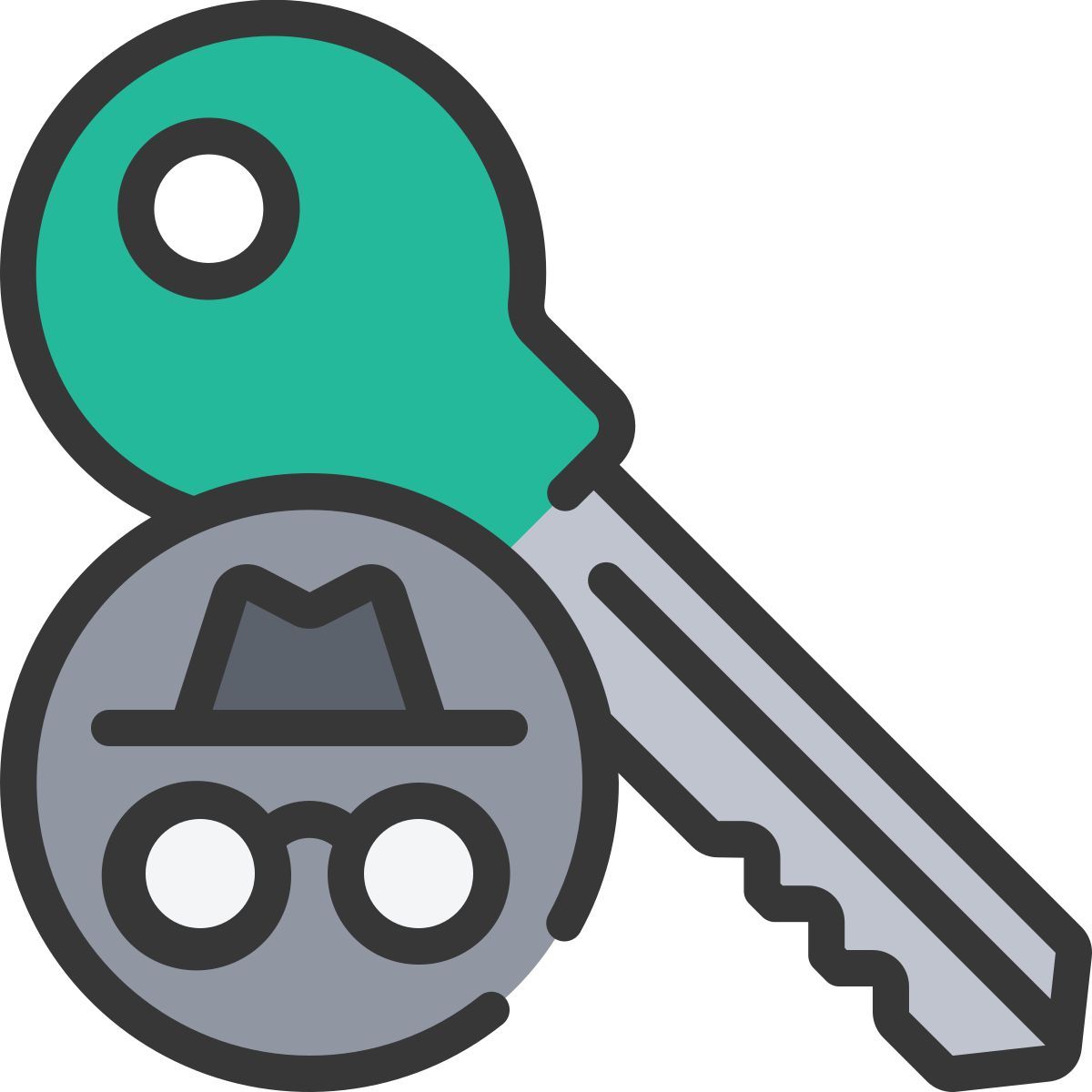 criptografia externa criptografia preenchimento suave preenchimento suave peixe suculento icon