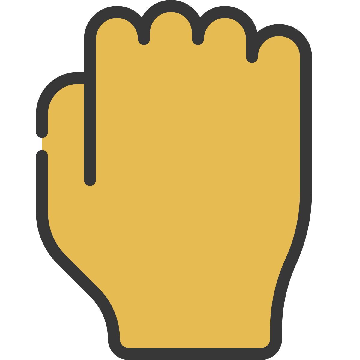 point en colère icon