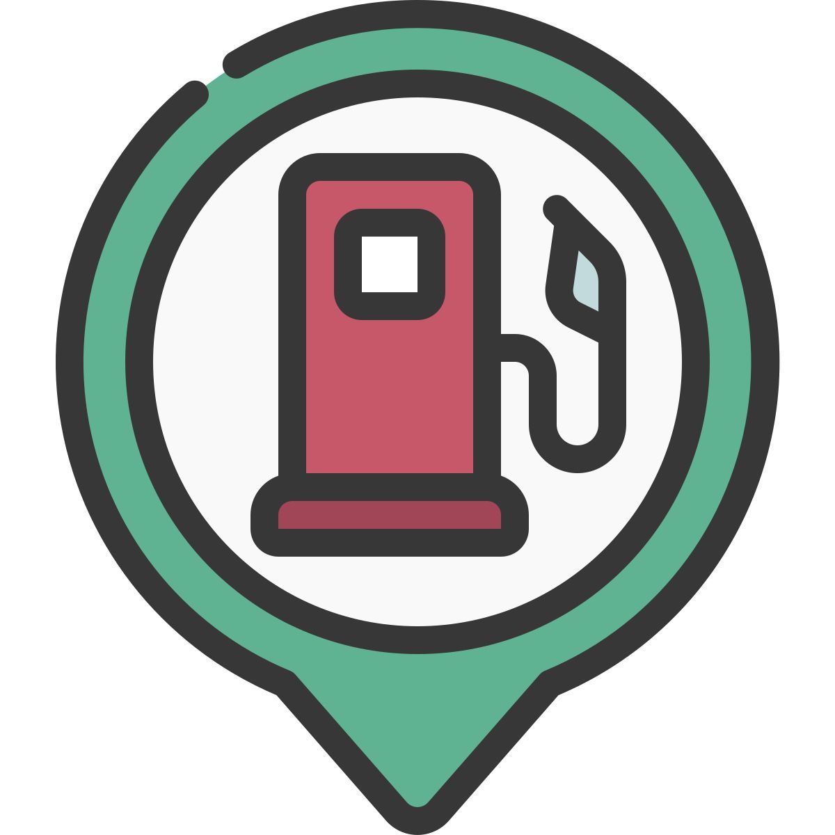 ubicación de la gasolinera icon