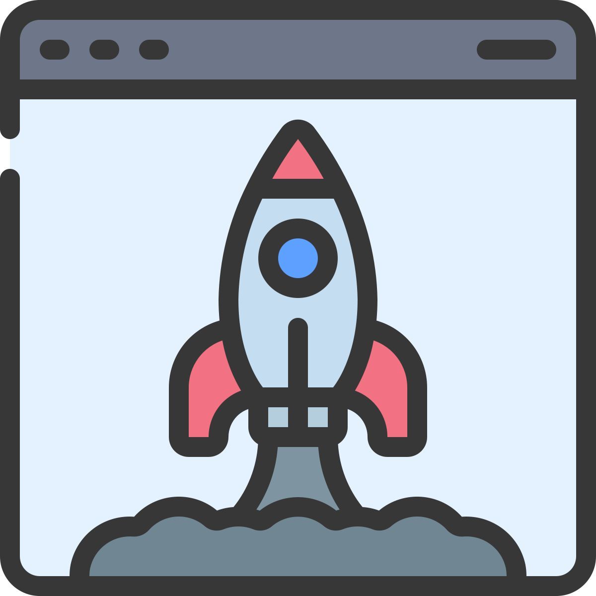 Gestartete Rakete icon