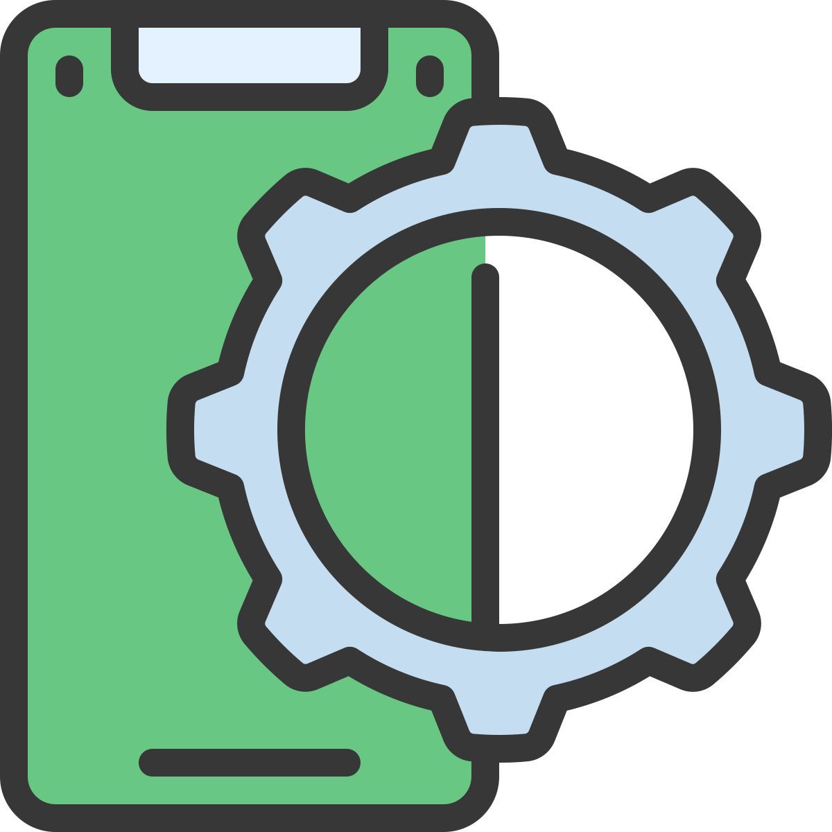 dos smartphones icon