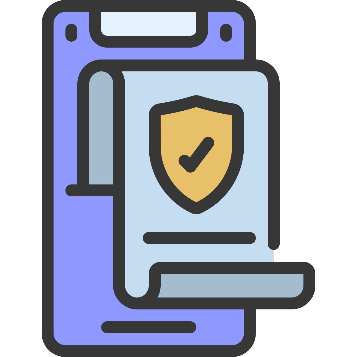 二つのスマートフォン icon