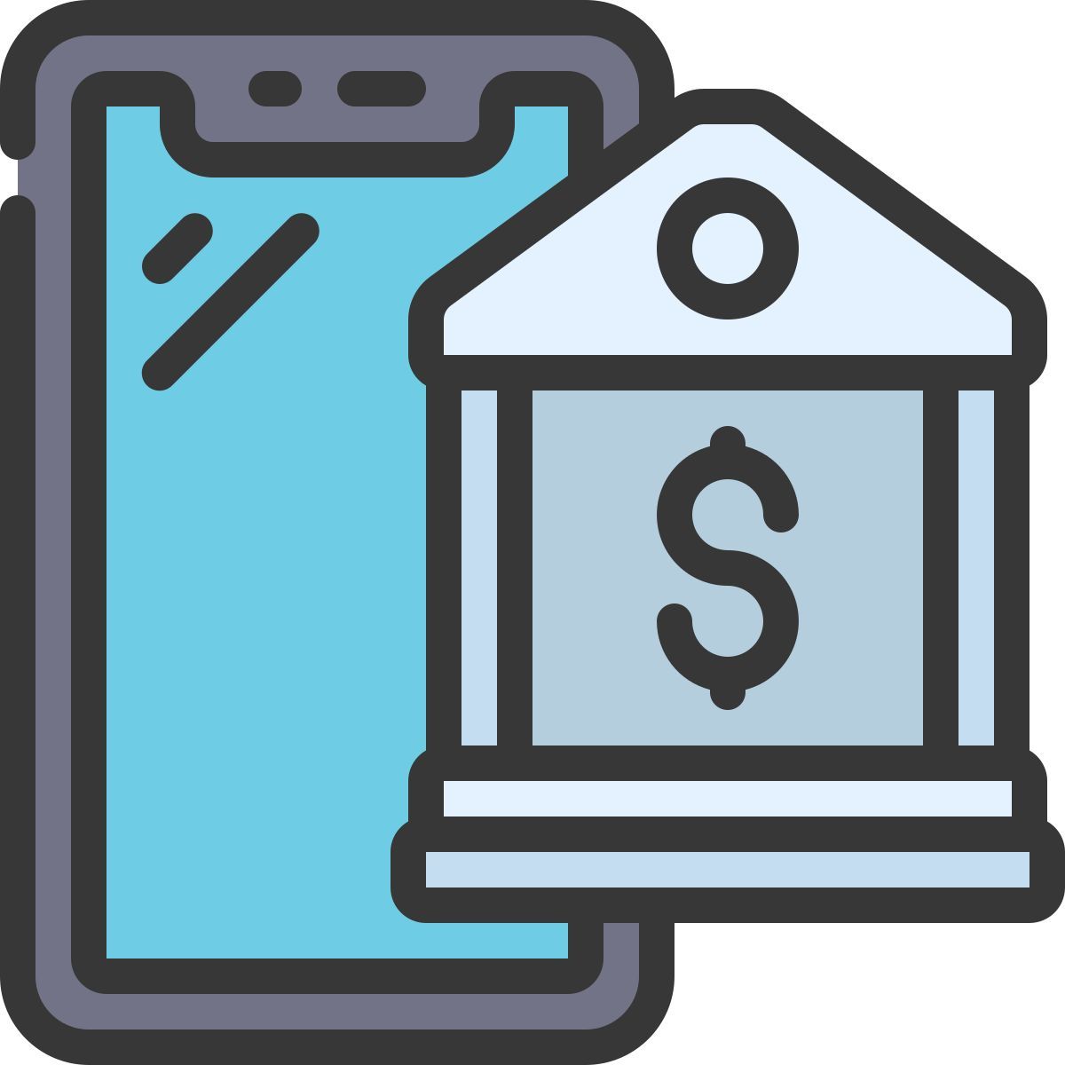 due smartphone icon