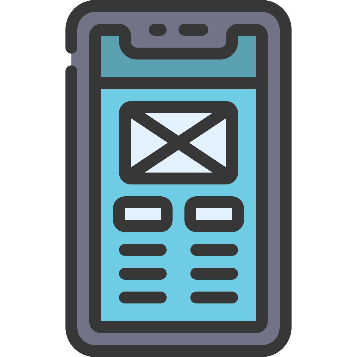 zwei smartphones icon
