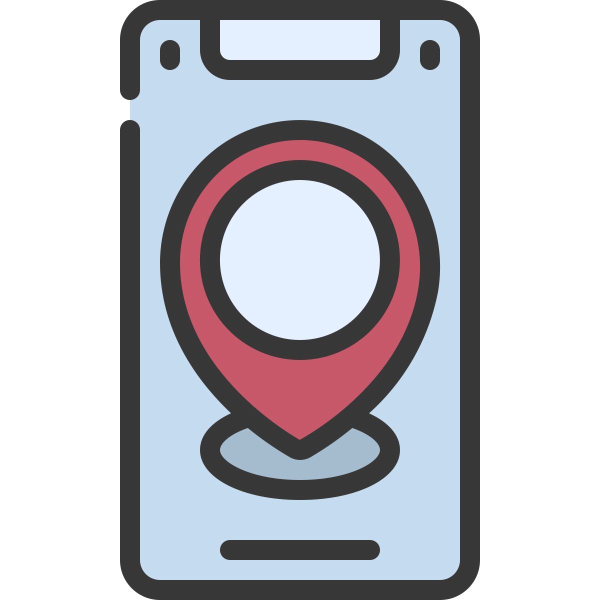 两个智能手机 icon