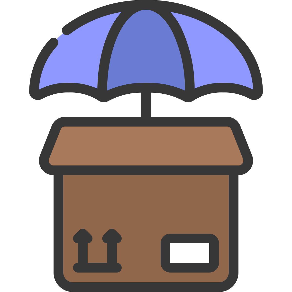 postfach mit brief icon