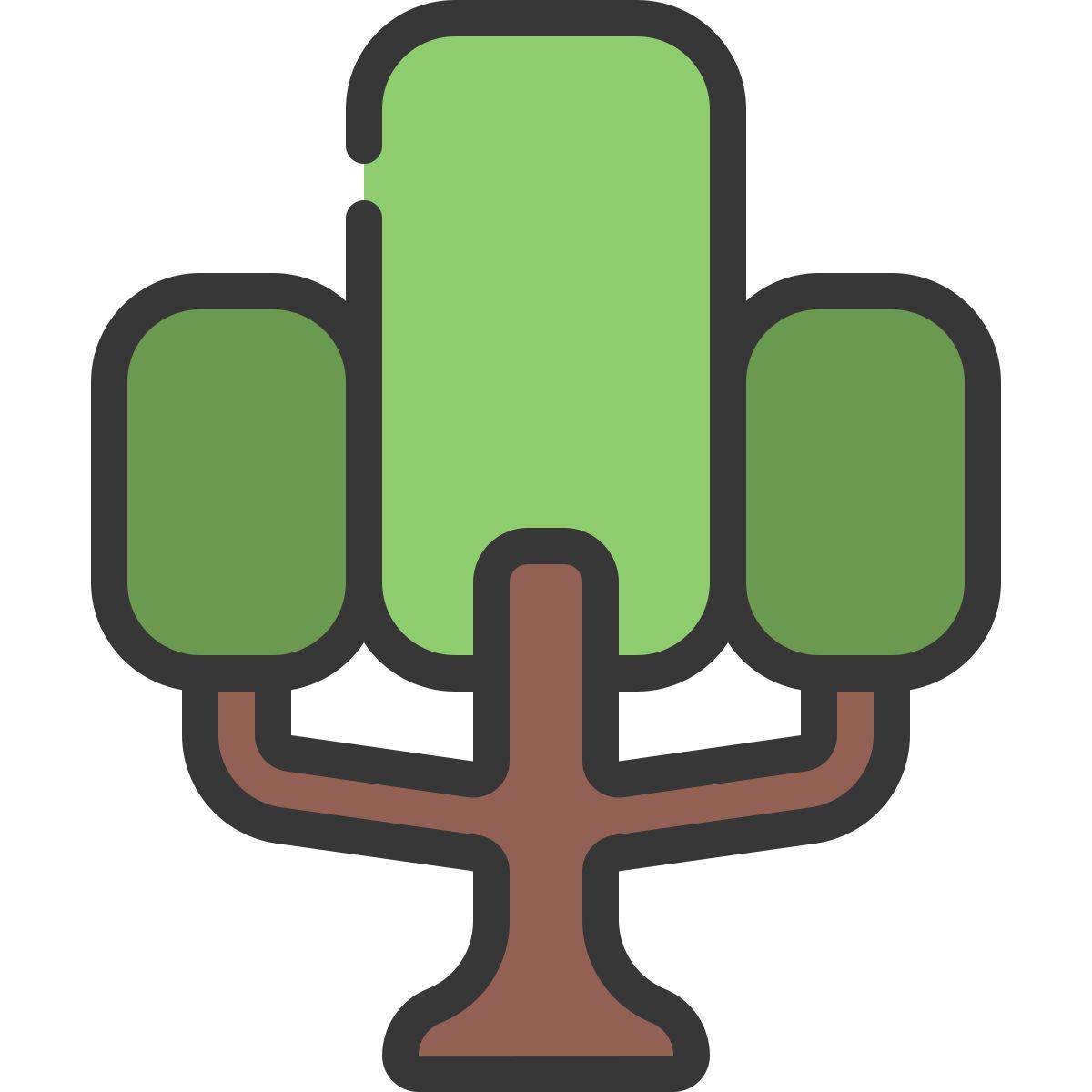 Trazo rectangular icon