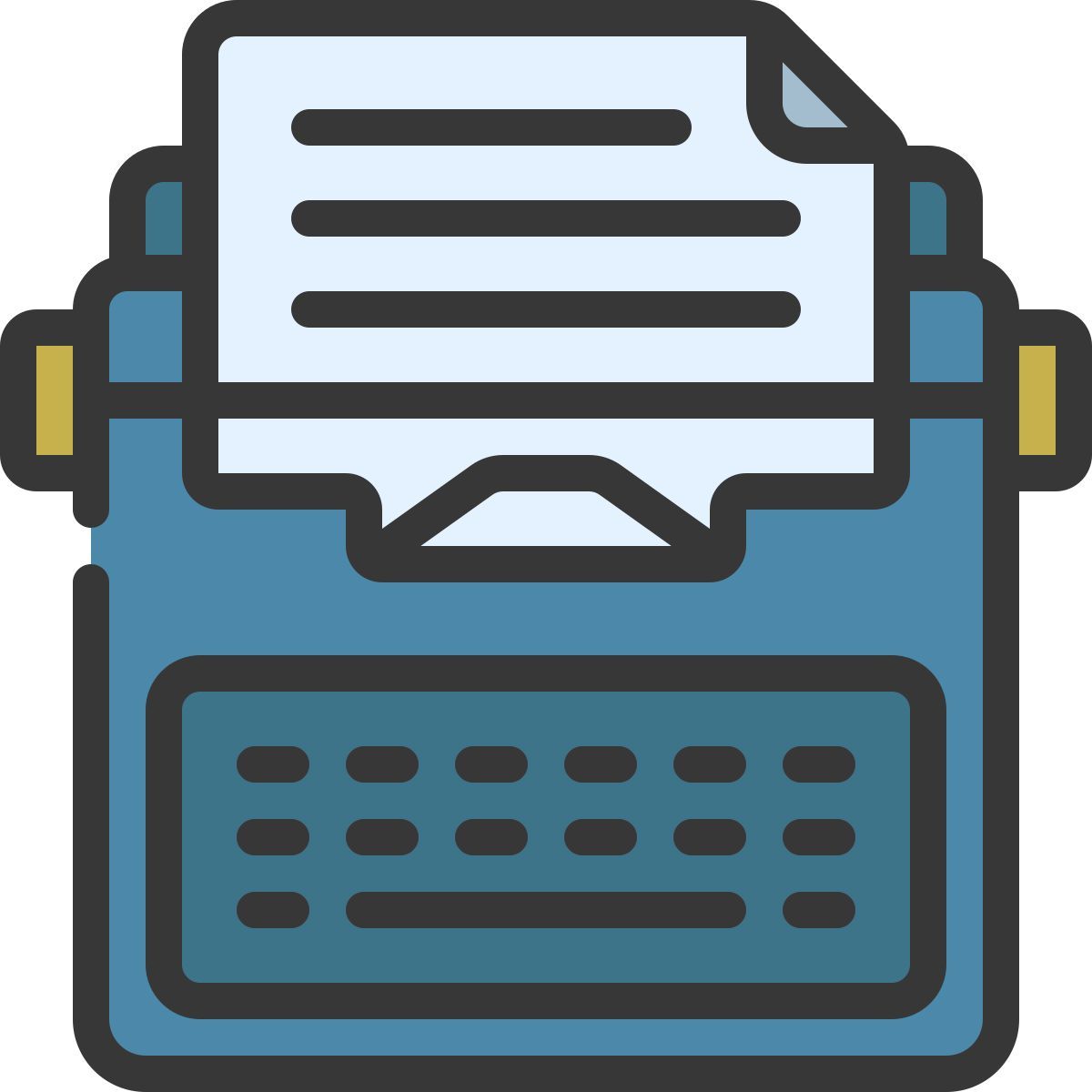 typewriter icon