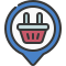 external basket-location-pins-soft-fill-soft-fill-juicy-fish icon