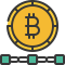 external bitcoin-financial-technology-soft-fill-soft-fill-juicy-fish icon