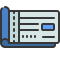external check-banking-soft-fill-soft-fill-juicy-fish icon
