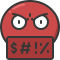 external cursing-emoji-soft-fill-soft-fill-juicy-fish icon