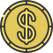 external dollar-money-soft-fill-soft-fill-juicy-fish-2 icon