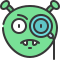external emoticon-alien-emoji-soft-fill-soft-fill-juicy-fish-5 icon