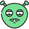 external emoticon-alien-emoji-soft-fill-soft-fill-juicy-fish-8 icon