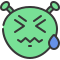 external emoticon-alien-emoji-soft-fill-soft-fill-juicy-fish icon