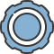 external flat-gears-and-cogs-soft-fill-soft-fill-juicy-fish icon