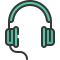 external headphones-music-production-soft-fill-soft-fill-juicy-fish icon