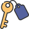 external keychain-keys-and-locks-soft-fill-soft-fill-juicy-fish icon