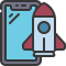 external launch-mobile-phones-soft-fill-soft-fill-juicy-fish icon