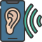 external phone-voice-technology-soft-fill-soft-fill-juicy-fish icon