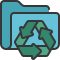 external recycle-folders-soft-fill-soft-fill-juicy-fish icon