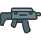 external rifle-video-game-elements-soft-fill-soft-fill-juicy-fish icon