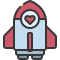 external rocket-love-soft-fill-soft-fill-juicy-fish icon