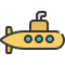 external submarine-vehicles-soft-fill-soft-fill-juicy-fish icon