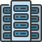 external three-servers-and-networks-soft-fill-soft-fill-juicy-fish icon
