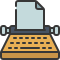 external typewriter-film-making-soft-fill-soft-fill-juicy-fish icon