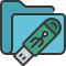 external usb-folders-soft-fill-soft-fill-juicy-fish icon