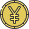 external yen-money-soft-fill-soft-fill-juicy-fish icon