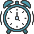 external alarm-time-management-soft-fill-soft-fill-juicy-fish icon