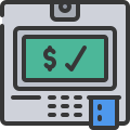 external atm-financial-technology-soft-fill-soft-fill-juicy-fish icon