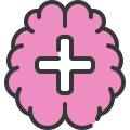 external brain-mental-health-soft-fill-soft-fill-juicy-fish-4 icon