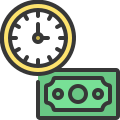 external clock-money-soft-fill-soft-fill-juicy-fish icon