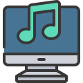 external computer-music-production-soft-fill-soft-fill-juicy-fish icon