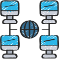 external computer-network-architecture-soft-fill-soft-fill-juicy-fish icon
