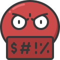 external cursing-emoji-soft-fill-soft-fill-juicy-fish icon