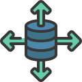 external data-database-and-storage-soft-fill-soft-fill-juicy-fish-3 icon