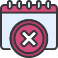 external delete-calendars-soft-fill-soft-fill-juicy-fish icon