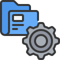 external folder-project-management-soft-fill-soft-fill-juicy-fish icon