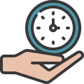 external give-time-management-soft-fill-soft-fill-juicy-fish icon