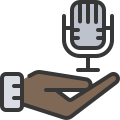 external give-voice-technology-soft-fill-soft-fill-juicy-fish icon