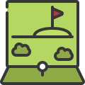 external indoor-golfing-soft-fill-soft-fill-juicy-fish icon